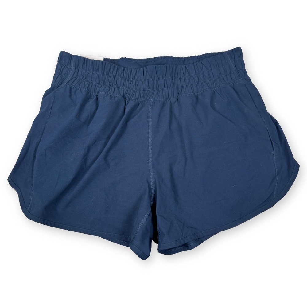 Member's Mark Womens Active Short Blue Cove 4 Inch Inseam LBSS1258-B Large NWT